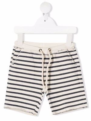 Zhoe & Tobiah striped cotton shorts - Neutrals