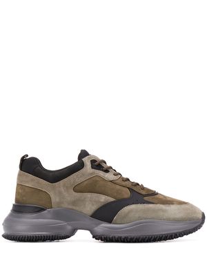 Hogan Interaction oversized sole sneakers - Green