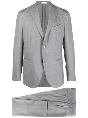 Boglioli two-piece virgin wool suit - Grey