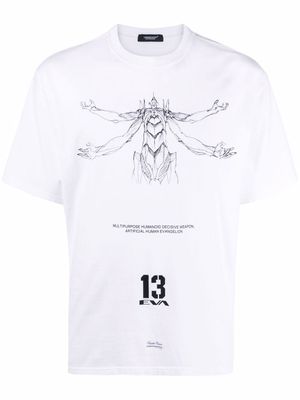 UNDERCOVER motif-print T-shirt - White