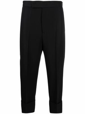 SAPIO cropped tailored trousers - Black