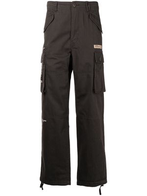 izzue straight cargo trousers - Grey
