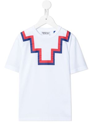 Marcelo Burlon County Of Milan Kids logo-print T-shirt - White