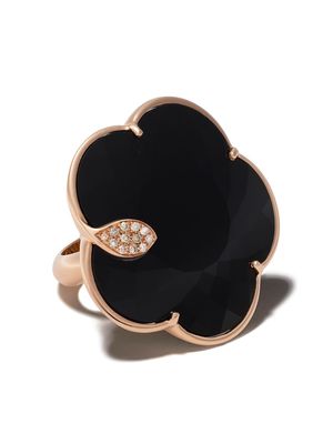 Pasquale Bruni 18kt rose gold Ton Jolì onyx and diamond cocktail ring