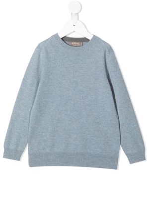 N.PEAL KIDS organic cashmere sweatshirt - Blue