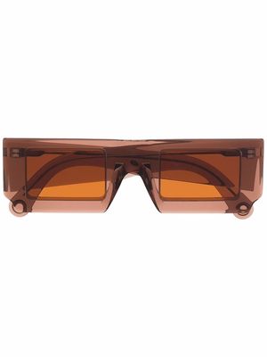 Jacquemus square frame sunglasses - Brown