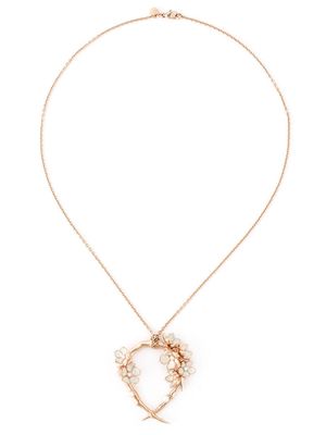 Shaun Leane 'Cherry Blossom' diamond necklace - Metallic