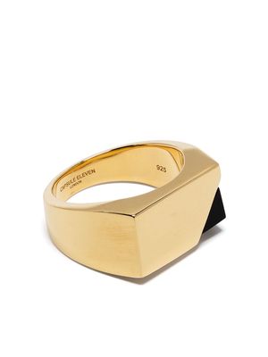 Capsule Eleven Jewel Beneath signet ring - Gold