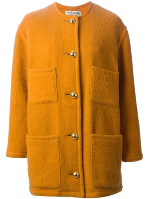 Guy Laroche Pre-Owned single breasted coat - Yellow