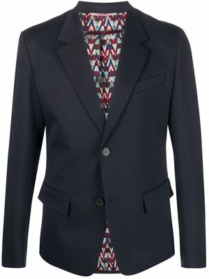 Valentino wool-blend blazer - Blue