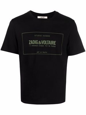 Zadig&Voltaire Ted cotton T-shirt - Black