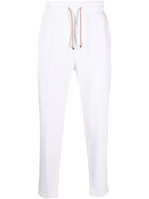 Brunello Cucinelli pre-owned drawstring track pants - Neutrals