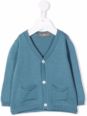 Little Bear button-down knit cardigan - Blue