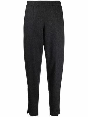 Emporio Armani elasticated-waist trousers - Grey