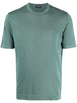 Drumohr crew neck short-sleeve T-shirt - Green