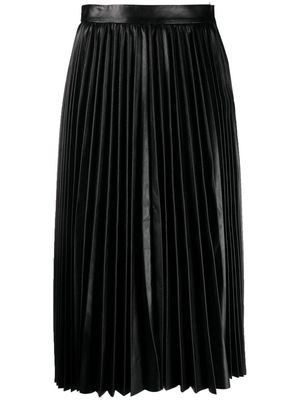 RED Valentino high-waisted pleated skirt - Black