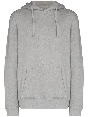 Organic Basics drawstring cotton hoodie - Grey