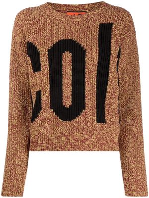 colville logo knit jumper - Yellow
