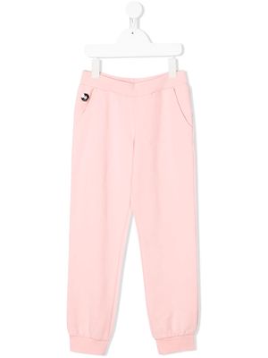 Philipp Plein Junior logo track trousers - Pink