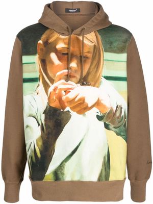 UNDERCOVER photograph-print hoodie - Brown