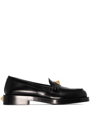 Valentino Garavani Roman Stud leather loafers - Black