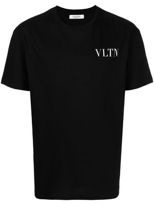 Valentino VLTN-print jersey T-shirt - Black