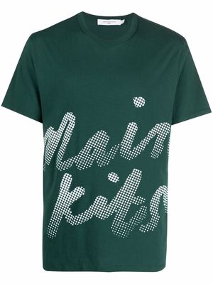 Maison Kitsuné logo-print T-shirt - Green
