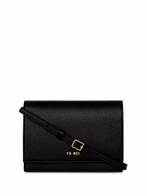 Yu Mei Suki leather clutch bag - Black