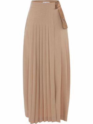 JW Anderson pleated skirt trousers - Brown