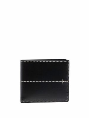 Tod's leather bi-fold wallet - Black