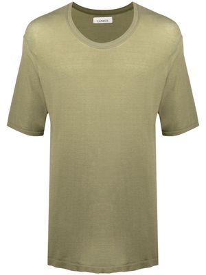 Laneus short-sleeved cotton T-shirt - Green