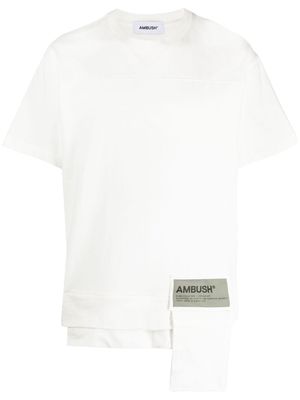 AMBUSH logo-patch cotton T-shirt - White