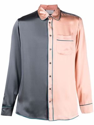 Pierre-Louis Mascia two-tone panel shirt - Pink