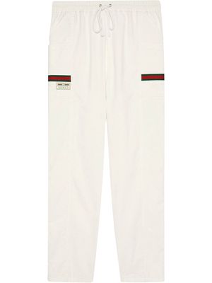 Gucci logo patch track trousers - Neutrals