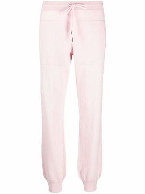 Barrie drawstring cashmere trackpants - Pink