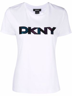 DKNY logo print T-shirt - White