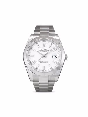 Rolex 2021 pre-owned Datejust 41mm - White