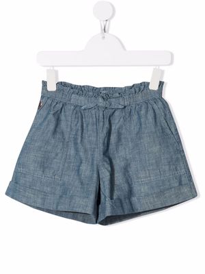 Ralph Lauren Kids elasticated denim shorts - Blue