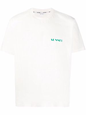 Sunnei logo-print T-shirt - White