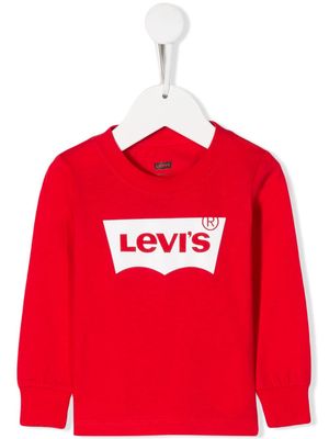 Levi's Kids printed logo sweatshirt - Red