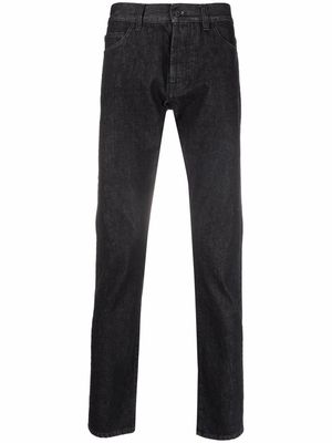 Marcelo Burlon County of Milan straight-leg cotton jeans - Black