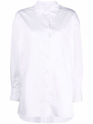 12 STOREEZ appliqué button up shirt - White