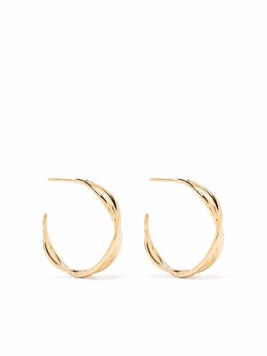 Dinny Hall Twist open hoop earrings - Gold