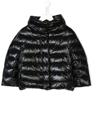 Herno Kids padded zip-up jacket - Black