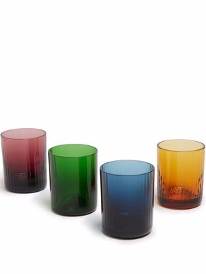 La DoubleJ set of 4 misty liquor glasses - Multicolour