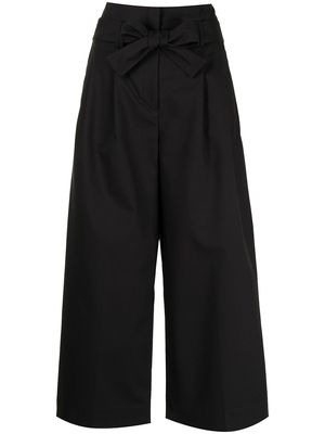 3.1 Phillip Lim paperbag-waist cropped trousers - Black