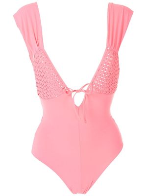 Clube Bossa Olenia woven swimsuit - Pink