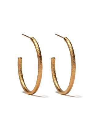 Annoushka 18kt yellow gold Organza hoop earrings - 18ct Yellow Gold
