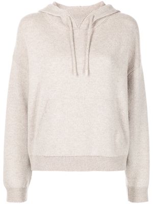 John Elliott fine-knit hoodie - Neutrals