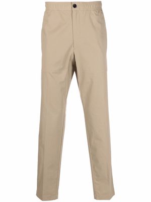 Theory mid-rise slim-fit trousers - Neutrals